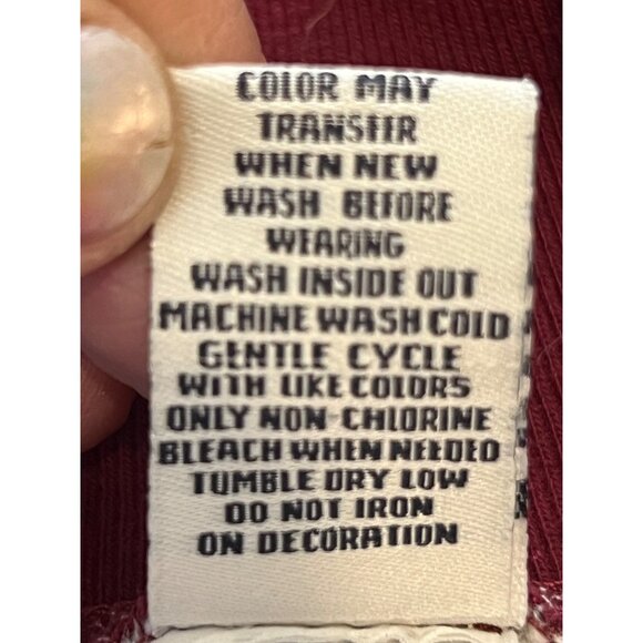 Aeropostale Varsity League Limited Edition XL Zip-Up Jacket Burgundy Gray Cotton - Picture 4 of 11